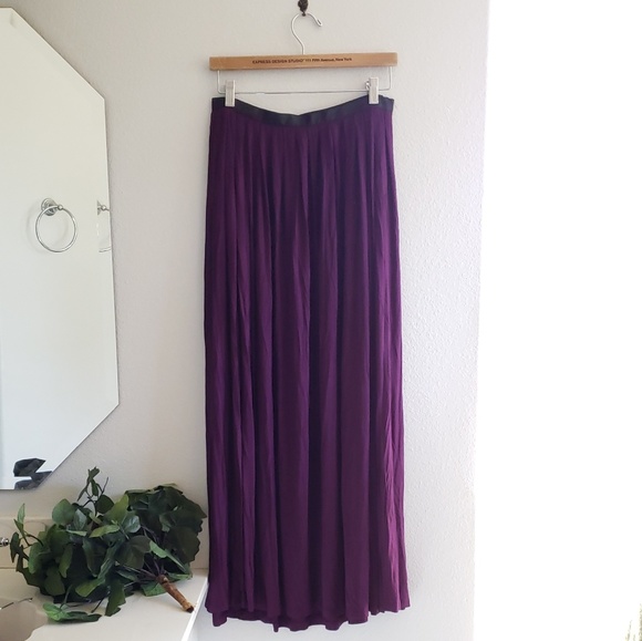 Anthropologie Ecote Dresses & Skirts - Anthropologie Ecote Purple Maxi Skirt Size 6